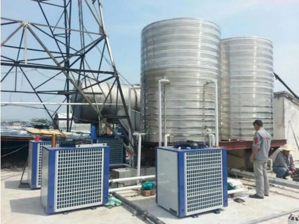 Shucheng Nangang Hotel 20 tons of ultra-low temperature air source units (2)nxe