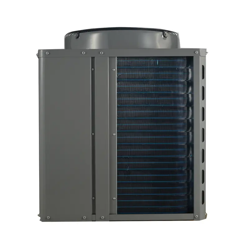 Swimming pool heater heat pump