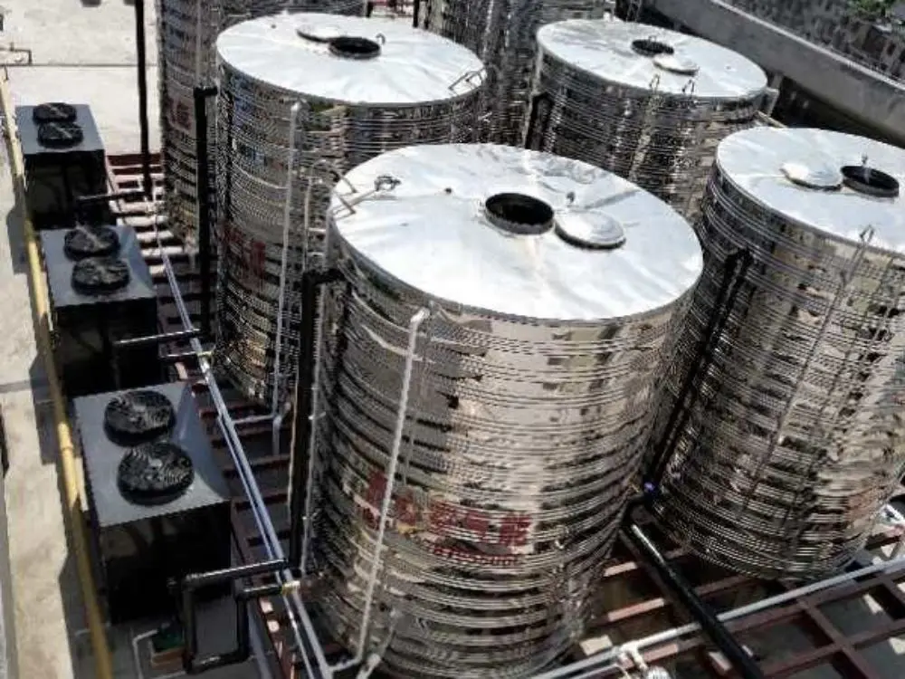 120-ton air source heat pump hot water system project for Zhangjiajie Jinhai School) (2)0ry