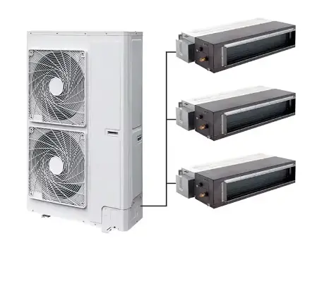 The difference between traditional central air conditioning system and multi-connected central air conditioning