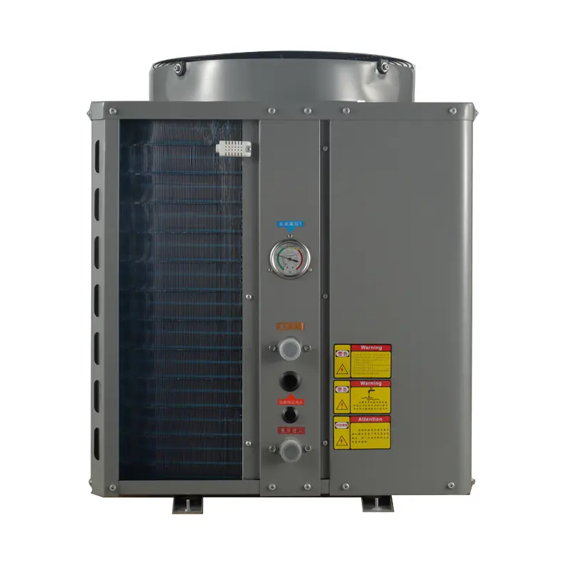 Swimming pool heater heat pump